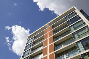 Modern Apartment Block in London, UK
